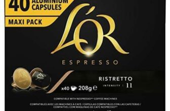 LOR Espresso Ristretto Coffee Pods x40, Pack of 1, Total 40 Capsules