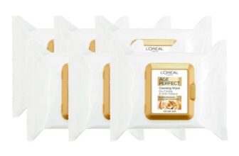 LOral Paris Cleansing Wipes, Age Perfect, Mature Skin, 25