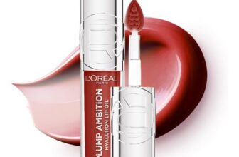 LOral Paris Lip Oil Plump Ambition Glass-like Finish 485 Wine-OClock