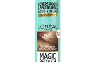 LOral Paris Magic Retouch Temporary Root Touch up Spray, Dark Blonde