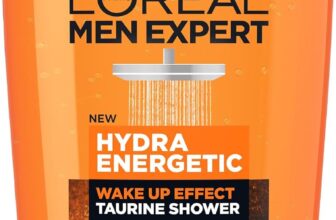 LOréal Paris Men Expert Shower Gel Hydra Energetic 3-in-1 XXXL 1L With Taurine, Vitamin C, Instant Wake-Up Effect, Energising Face and Hair Wash, XXXL 1L Pump Size