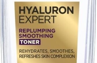 LOreal Paris Toner, Hyaluron Expert Replumping Face Toner, 200ml With Hyaluronic Acid, Removes Traces Of Makeup & Refreshes Skin Complexion, Dermatologically Approved, Daily Facial Care