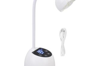 LUCKDANO Gooseneck Nail Lamp with Rechargeable LED Infrared Sensor