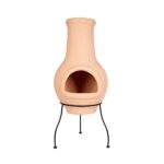 La Hacienda Molela Clay Chiminea (H) 83.5cm (W) 35cm – Free C&C