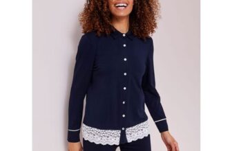 Lace Trim Nightshirt – Cotton Traders