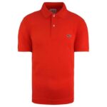 Lacost Classic Fit Mens Polo (Orange) XS & S