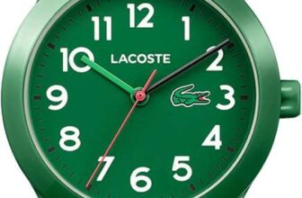 Lacoste Three Hand Quartz Movement Watch for Kids, Green