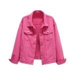 Ladies Denim Jacket Oversized Autumn Coat