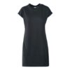 Ladies Turtle Extended Shoulder Dress Mini Dress Black by Urban Classics