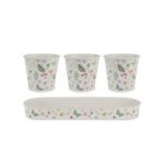 Lakeland Butterfly Garden Small Planters Set of 3