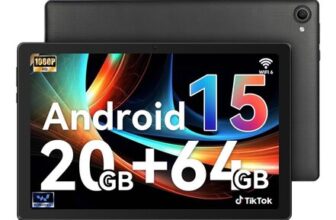 Laptok 10-Inch Android 15 Tablet, Face ID, 1TB Storage
