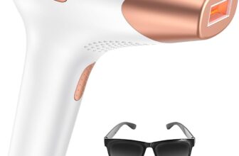 Laser Hair Removal Device with 9 Energy Levels, IPL Hair Removal Device, 999,900 Flashes, at Home Laser Hair Removal Device for Women, Men, Face, Bikini, Body