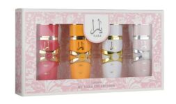 Lattafa My Yara Collection 4 25 ml Eau de Parfum Gift Set for Women (Yara Yara Moi Yara Tous Yara Candy)