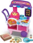 Leapfrog Build a Slice Pizza Toy Cart Roleplay Set Includes over 30 Pieces – Pink W/ code – Free C&C