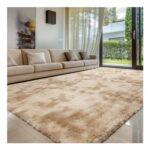 Lemon Khaki Shaggy Rug 200x300cm for Living Room