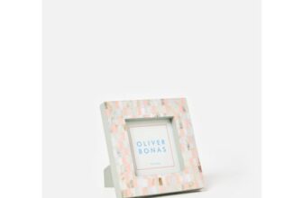Lina Pink Resin & Mother of Pearl Photo Frame 4×4