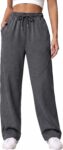 Litherday Womens Sweatpants Straight Leg Casual Joggers with Pockets