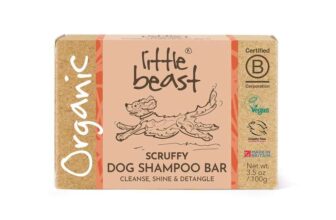 Little Beast Scruffy Dog Detangling Shampoo Bar, Pink Clay & Shea, 100g