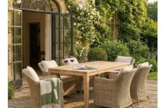 Lombas Garden Dining Table and 6 Chairs Set