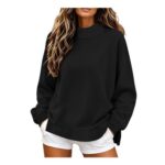 Loncvexy Womens Turtleneck Sweatshirt Pullover Long Sleeve