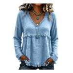 Long Womens Tops Flattering Tunic Length Cheesecloth