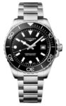 Longines HydroConquest 42mm Black Dial & Stainless Steel Watch – W/Code
