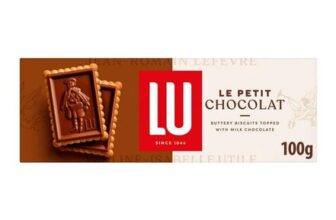 Lu Le Petit Chocolat Chocolate Topped Biscuits