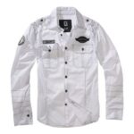 Luis Long-Sleeved Shirt Long-Sleeved Shirt White by Brandit