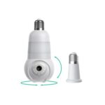 Luna Light Bulb Security Camera, Wireless, 4MP, 2K, PTZ 360