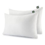 LunaCore Hybrid Shredded Memory Foam Pillow 2 Pack, Medium Firm