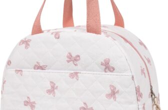 Lunchbox for Women, Cute Insulated Lunch Tote Bag, Reusable Insulated Lunchbox, Large Cooler Bag with Compartments for Work, Picnics