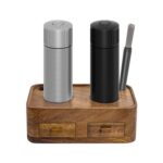 Luvan Salt & Pepper Grinder Set with Adjustable Coarseness