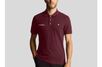 Lyle and Scott Ordinate Print Plain Polo Shirt