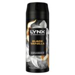 Lynx Fine Fragrance Collection Black Vanilla Premium Body Spray 150 ml w/Voucher