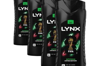 Lynx Men Africa 3-in-1 Hair, Face and Body Wash Shower Gel 500 ml (Pack of 4)