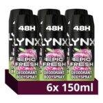 Lynx Men Epic Fresh Grapefruit Pineapple Deodorant Spray