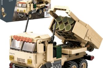 M142 HIMARS Building Block Set – 443 Pcs – Military Building Toy Set Build a detailed M142 HIMARS model with 443 pieces for an engaging and rewarding building experience