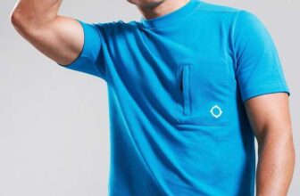 MA.Strum Pique Pocket T-Shirt Vallarta Blue – Size Small