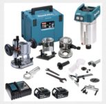 MAKITA DRT50RTJX2 18v Router / Trimmer – 1/4 collet