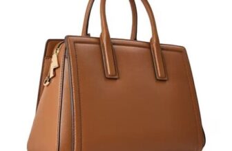 MICHAEL Michael Kors Womens Laila Medium Stitch Satchel Bag