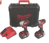 MILWAUKEE M18 BPP2Q-402C 18V 2 X 4.0AH LI-ION REDLITHIUM CORDLESS TWIN PACK