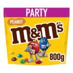 M&Ms Peanut Milk Chocolate Crispy Shell 800g Bulk Bag