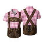 MOKBAY Mens Oktoberfest Lederhosen Costume Set with Accessories