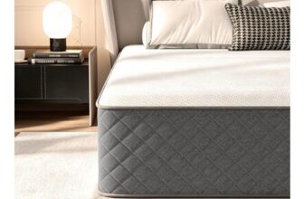 MOLPHIT 12 Inch Small Double Hybrid Mattress, 7-Zone Memory Foam