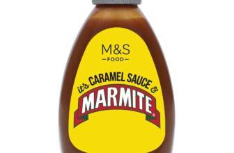 M&S Food Caramel Sauce with Marmite 310g – Instore Meadowhall