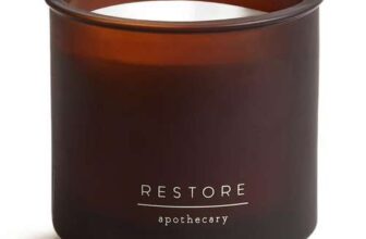 M&S Restore Refillable Candle, Amber