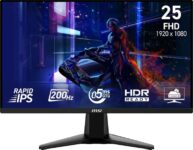 MSI Gaming Monitor 24.5 Inch MAG 255F E20 0.5ms 200Hz Full HD DisplayPort HDMI (Refurbished)