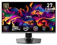 MSI MAG 272UP QD-OLED X24 27-inch 4K UHD 240Hz 0.03ms Adaptive Sync HDMI 2.1 Gaming Monitor