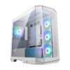 MSI MAG PANO M100L PZ White / Black Micro-ATX PC Case