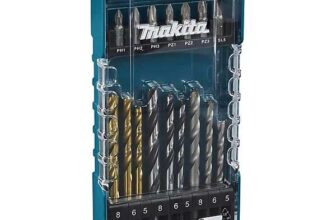 Makita D-74887 Drill and Screw Bit Set – 17 Pieces